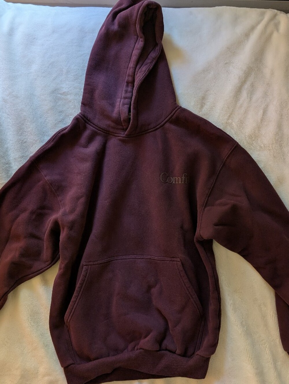 Comfrt Burgundy Hoodie